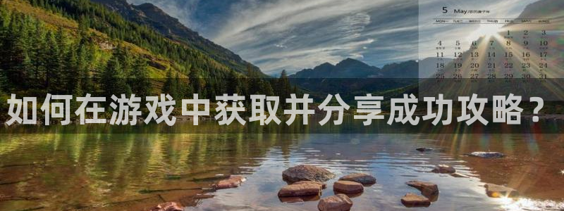 辉达娱乐手机网页版登录：如何在游戏中获取并分享成功攻略？